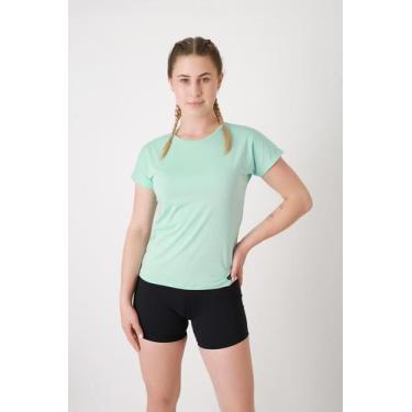 Imagem de Blusa Dry Fit Manga Morcego em Poliéster - Julissa, P, Verde água