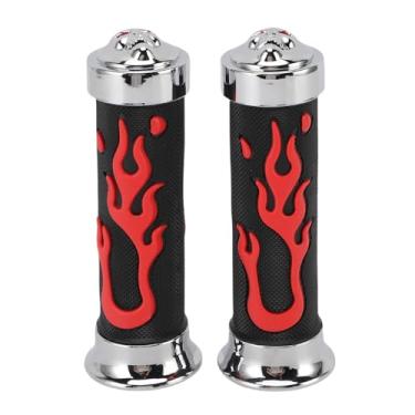 Imagem de aqxreight Grads de Motocicletas Ergonômicos de 28 Mm Universais - Alças Confortáveis ​​do Guidão para Motocicletas, Controle Aprimorado e Facilidade de Instalação