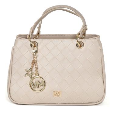 Imagem de Bolsa Tramada Via Marte Tote Alça Tiracolo Ajustável Alça de Mão Tresse B2-613