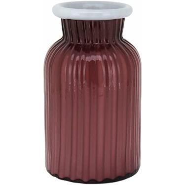 Imagem de Tusca Vaso 24 * 14cm Vidro Rosa Cn Home & Co Único