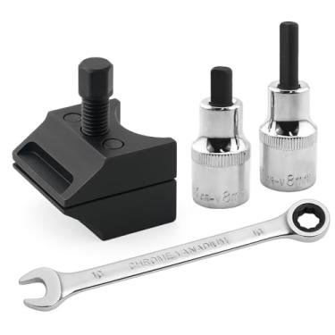 Imagem de MXSAG Kit de ferramentas de espalhador de suspensão, cubo dividido de suspensão de carro, espalhador de junta de direção com chave inglesa compatível com a maioria das marcas e modelos de veículos