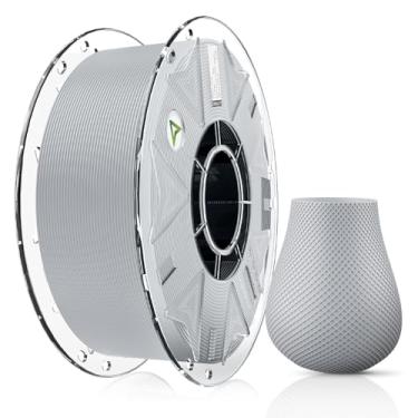 Imagem de Creality Filamento PLA, filamento de impressora 3D Hyper PLA PRO de alta velocidade 30-600 mm/s, suporte de bobina de 1 kg CFS, serve para a maioria das impressoras 3D e combo K2 Plus, cinza