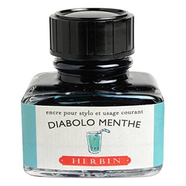 Imagem de Herbin The Jewel of Inks Tinta Para Caneta Tinteiro, Azul (Diabolo Menthe), 30 ml