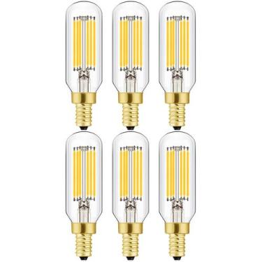 Imagem de Lâmpada LED LVYE regulável T6 6W E12 branca macia 3000K 600lm, pacote 