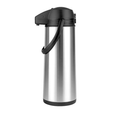 Imagem de Garrafa Térmica Inox Good Coffee de Pressão Preto 1 Litro