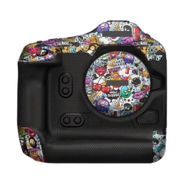 Imagem de R 1 Película protetora para câmera antirarranhões Película protetora para Canon EOS R1 (Graffiti White)