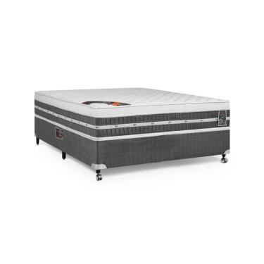 Imagem de Cama Box Casal Castor Premium Gel  138x188x59 + Box Castor