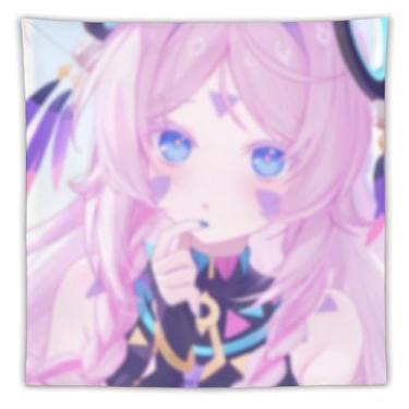 Imagem de LIEGBMEU Tapeçaria de biquíni sexy anime menina 152.4 cm x 152.4 cm interior exterior parede colcha arte decoração de tapeçaria caprichosa, AF405