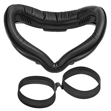 Imagem de SUPERUS Face Cover Pad & Glasses Spacer Compatible with Oculus/Meta Quest 2 Accessories, Enhanced Comfort, and Prevent Your Glasses from Scratching VR Lenses (Black)
