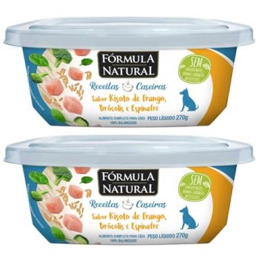 Imagem de Ração Úmida Formula Natural Receitas Caseiras Cães Risoto de Frango 270g 2 unid