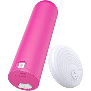 Imagem de Power Bullet Recarregável Youvibe Capsula Vibratória 10 Intensidades Controle Remoto 7,5cm x 2cm Silicone Mácio