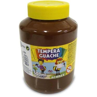 Imagem de Tinta Guache 500ML Marrom - Acrilex