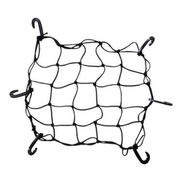 Imagem de Rede Moto Bike Bagageiro Capacete Elástica Aranha 35 Cm - MANOS TAPETE