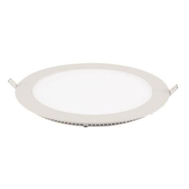 Imagem de Painel De Led Redondo Embutir 18w Bivolt Blumenau 3000k Luz Quente - B