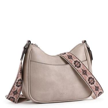 Imagem de Bolsas tiracolo CLUCI Leather Crescent Bags para mulheres