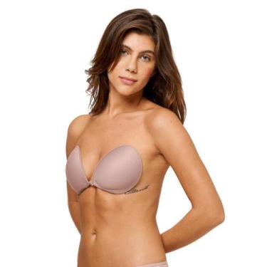 Imagem de Sutiã Básico Adesivo Linha Mais Aderente Liebe, 42, Chocolate
