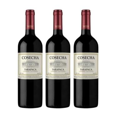 Imagem de Kit 3 Vinhos Tinto Tarapacá Cosecha Cabernet Sauvignon 750ml