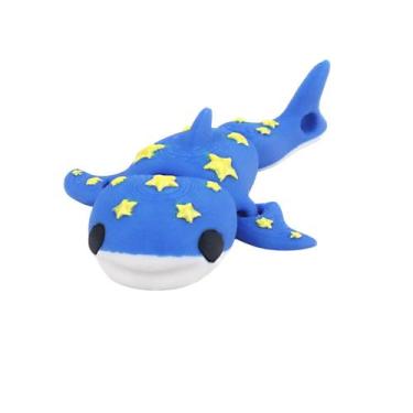 Imagem de Trompete Giratório Estrela Tubarão Impresso Em 3D Multicolorido Decora