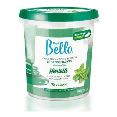 Imagem de Cera Hidrossolúvel Depil Bella Hortelã 600 G