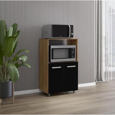 Imagem de Balcão Multiuso de Cozinha com 2 Portas Tais Para Forno Microondas Sav