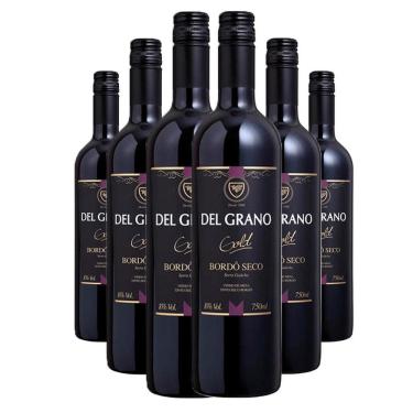 Imagem de Vinho Del Grano Gold Tinto Seco Bordô 6X750Ml