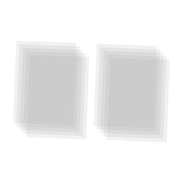Imagem de Esquirla 10 folhas de acetato transparente para estênceis de quilting, modelos de estêncil, folhas de estêncil em branco para decoração de scrapbooking faça
