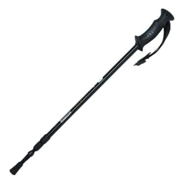 Imagem de Bastão para Caminhada e Trilha, Preto, Portátil, Equipamento para Atividades ao Ar Livre Bengalas, Bengalas Multipontas, Bastões para Caminhada