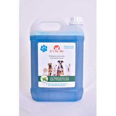 Imagem de Shampoo Concentrado It's For Me Aloe Vera Profissional Veterinaria Formula padrao Aprovada