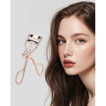 Imagem de Modelador de cílios com aderência confortável para cílios naturais e falsos, inclui 1 almofada de recarga, mantém cachos por até 8 horas