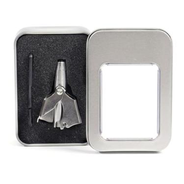 Imagem de Aparador manual de pelos do nariz, ferramenta portátil de aço inoxidável para homens e mulheres, indolor, fácil de usar