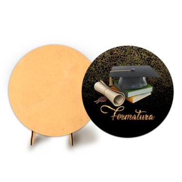 Imagem de Painel Redondo C Elastico 50cm Formatura + Suporte MDF (FOR016)