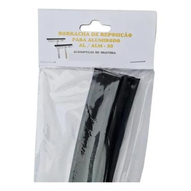 Imagem de 2X Refil Borracha Para Rodo De Alumínio 50Cm Primeira Qualid