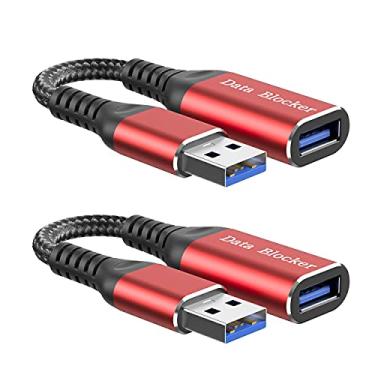 Imagem de ZIYUETEK Bloqueador de dados USB, adaptador somente de carregamento, bloqueador USB (2 peças), fornece carregamento seguro e de alta velocidade, protege contra sucos e hackers