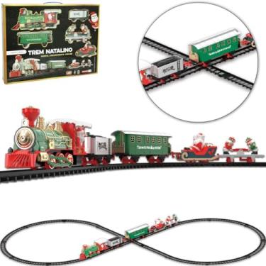 Imagem de ENF. TREM NATALINO MUSICAL C/LEDS RM 45,6X40,6CM