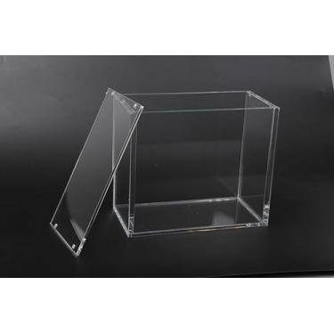 Imagem de BestYiJo Elite Trainer Box Display Case, ETB Protector Case, 8mm Thick Clear Acrylic Box with Magnetic Closure & Top Loading Design, Compatible with PKMN (ETB) - Scratch-Resistant Storage & Display