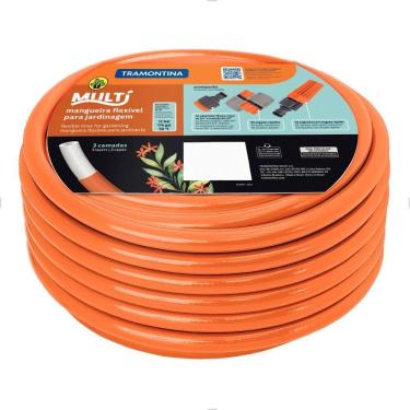 Imagem de Mangueira Multi 1/2 Pol. em PVC 3 Camadas 30M Tramontina