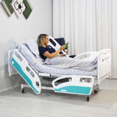 Imagem de Cama Hospitalar Elétrica 9 Movimentos Motorizada Com Elevação do Leito