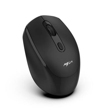Imagem de Mouse sem Fio Recarregável Mega M180 Preto DPI Ajustável