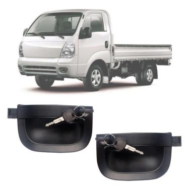 Imagem de Par Maçaneta Puxador Diant Direito Esq Kia Bongo Após 05 - Un / 2 [f103]