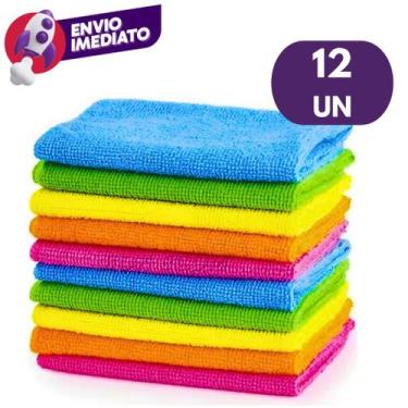 Imagem de Pano Chão Microfibra Multiuso Limpeza Geral Grande 50x70 Magico Alta A