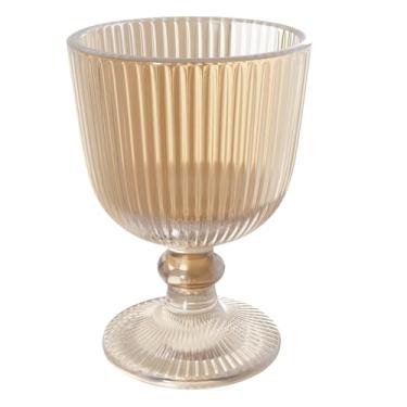 Imagem de WOLFF - Conjunto 2 Taças de Vidro Lines Âmbar 380ml