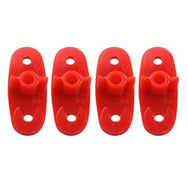 Imagem de Acessórios de braçadeira de lâmina de bloco de briquetagem de hélice de drone, vermelho