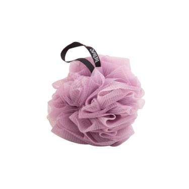 Imagem de Esponja de chuveiro de banho, bucha única para homens e mulheres, pufe esfoliante corporal