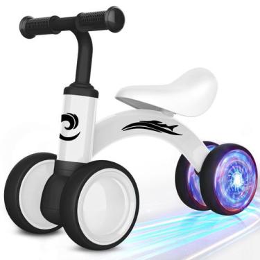 Imagem de Iluminação colorida Balance Bike Gamfeiny de 1 ano com assento macio