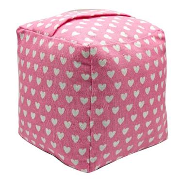 Imagem de Rolha de porta ponderada decorativa com design de cubo quadrado para portas de casa e escritório