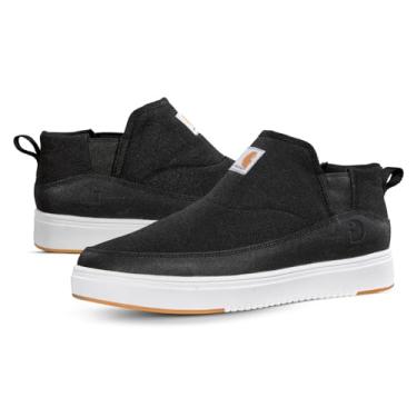 Imagem de Carhartt Tênis masculino Detroit Canvas Mid Slip-on, Preto, 46