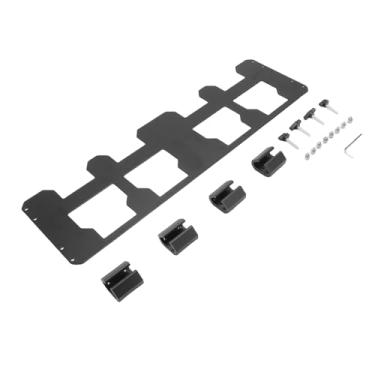 Imagem de Asixxsix Placa de Montagem Packout, Suporte Organizador para Armazenamento de Ferramentas, Compatível Com Caixas de Ferramentas Packout, Base de Metal de Montagem Frontal