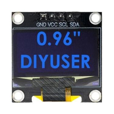 Imagem de Módulo De Display OLED Branco Azul Amarelo De 0,96 Polegadas 128X64 I2