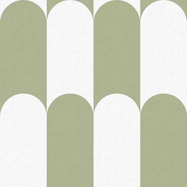 Imagem de Papel de Parede Botany House Yin Yang Verde 15555