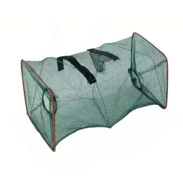 Imagem de Armadilha Doble Entrada, Covo de Rede para Camarão, Peixes e Caranguejos, Ideal para Aproveitamento de Águas Doces e Salobras